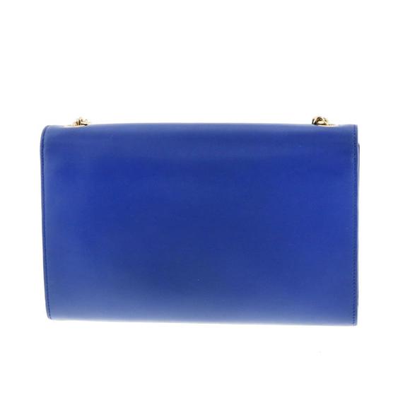 Saint Laurent Monogram Fringe Chain Shoulder Bag Blue - Picture 3 of 10